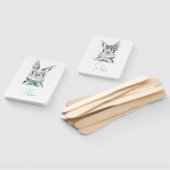 Roze Blauwe Bunnies Handwaaier (Niet-gemonteerd)