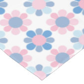 Roze blauwe dagen tafelkleed (Gekanteld)