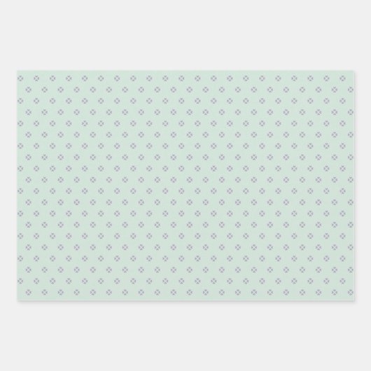 Roze blauwe diapers Pacifiers Baby shower Pattern Inpakpapier Vel (Voorkant 2)