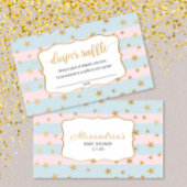 Roze blauwe druppelkaart informatiekaartje