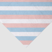 Roze, blauwe en witte diagonale streep tissuepapier (Detail)