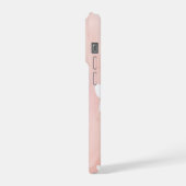 Roze Blauwe Esthetische iPhone Hoes Hoesje (Linkerkant)