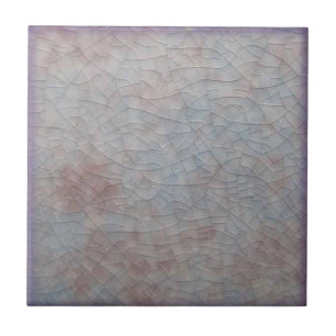 Roze blauwe gekleurde nekapper voor rackle Antiek  Tegeltje