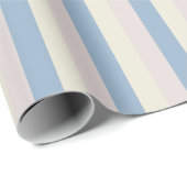 Roze / Blauwe / Gele Strepen Cadeaupapier (Rol Hoek)