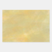 Roze blauwe gele Waterverf Inpakpapier Vel (Voorkant 3)