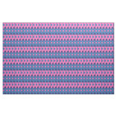 Roze blauwe geometrische stof (Fat Quarter)