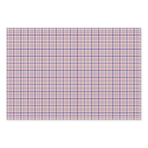 Roze Blauwe Geruite Klassieke Patroon Retro