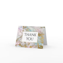 Roze blauwe goudmarmer Hartelijk dank