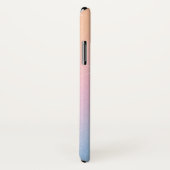 Roze blauwe gradiënt Glitter Case-Mate iPhone Case (Achterkant / rechts)