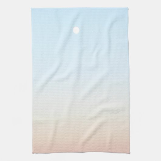 Roze blauwe handdoek (Verticaal)