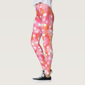 Roze blauwe harten leggings (Links)