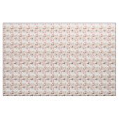 Roze, Blauwe & Ivoren Landschap Stof (Yard (91,4 cm))