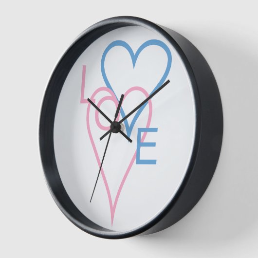 Roze & Blauwe Lovehearts (Hoek)