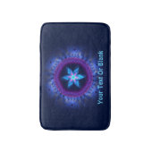 Roze-blauwe Magen Badmat (Voorkant Verticaal)