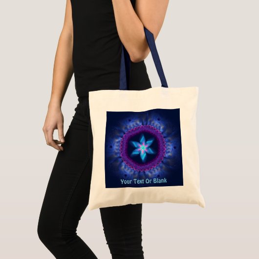 Roze-blauwe Magen Tote Bag (Voorkant (product))