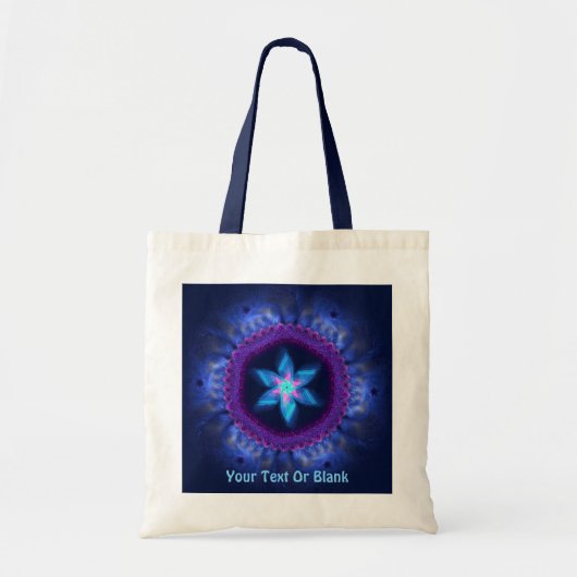 Roze-blauwe Magen Tote Bag (Voorkant)