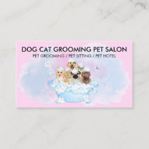 Roze Blauwe Mooie Huisdierverzorger Kat Hond