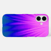 Roze & Blauwe Ombre iPhone 16 Hoesje (Achterkant (horizontaal))