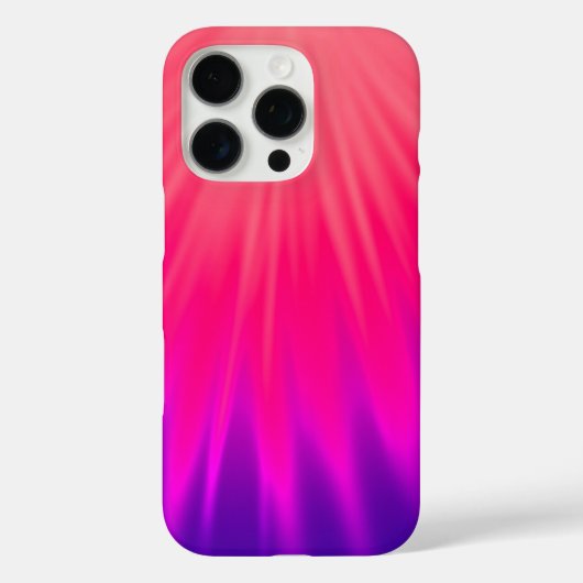 Roze & Blauwe Ombre iPhone 16 Hoesje (Achterkant)
