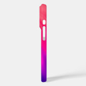 Roze & Blauwe Ombre iPhone 16 Hoesje (Achterkant / Links)
