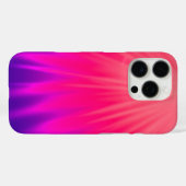 Roze & Blauwe Ombre iPhone 16 Hoesje (Achterkant (horizontaal))