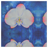 Roze blauwe Orchid Stof (Close Up)