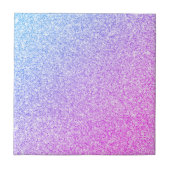 Roze, blauwe Paarse granietsteen - uniek Tegeltje (Voorkant)