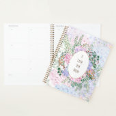 Roze Blauwe paarse Hortensia Arrangement 1 Patroon Planner (Display)