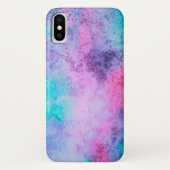  roze blauwe Paarse Waterverf kunst Case-Mate iPhone Case (Achterkant)