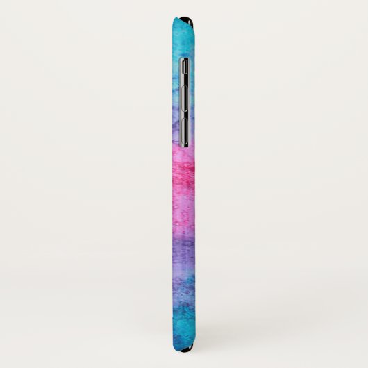 roze blauwe Paarse Waterverf kunst Case-Mate iPhone Case (Achterkant/links)