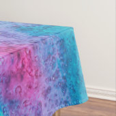  roze blauwe Paarse Waterverf kunst Tafelkleed (Voorbeeld)