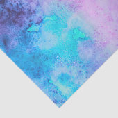  roze blauwe Paarse Waterverf kunst Tissuepapier (Detail)