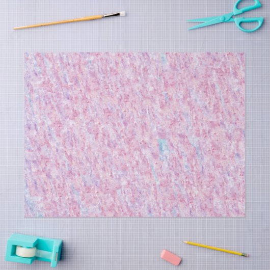 Roze blauwe pastels met grafische structuur tissuepapier (Craft)