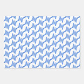  roze blauwe peach Butterflies Inpakpapier Vel (Voorkant 2)