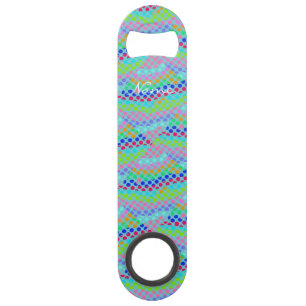 roze/blauwe polka dots Thunder_Cove blauw Speed Flessenopener
