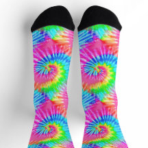 Roze & Blauwe Pret Retro Meisjesachtige Tie Dye Sp