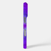Roze Blauwe Regenboog in Elephant Skin Leather Opt Case-Mate iPhone Case (Achterkant / Rechts)