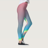 Roze & Blauwe Regenboog Leggings (Rechts)
