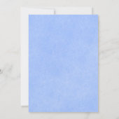 Roze Blauwe Regenboog Regendruppel Wolken Ballon V Kaart (Achterkant)