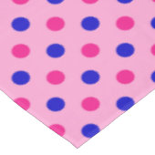 Roze Blauwe Roze Stippenpatroon Tafelkleed (Gekanteld)