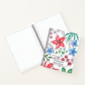  roze blauwe schets Terug naar school Notitieboek (Binnen)