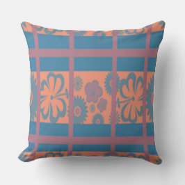 Roze blauwe speldenSierkussen Kussen