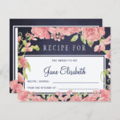 Roze blauwe spoelbruid om het recept te zijn (Voorkant / Achterkant)