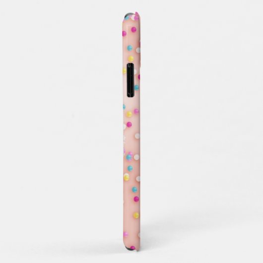 Roze blauwe sprintjes Schattig Snoep Case-Mate iPhone Case (Achterkant/rechts)