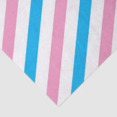 Roze blauwe streep toont het weefsel van de partij tissuepapier (Detail)