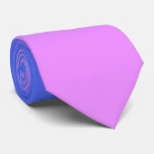 Roze Blauwe sunset ombre Stropdas (Opgerold)