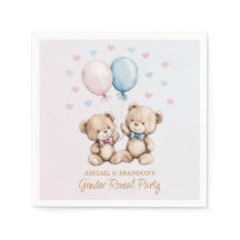Roze Blauwe Teddyberen Geslacht Reveal Feest