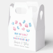 Roze Blauwe Valentijn Harten Geslacht Onthullen Pa Bedankdoosjes (Geopend)