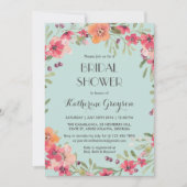 Roze blauwe ventilatorblauw - roep kaart (Voorkant)