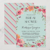 Roze blauwe  ventilatorblauw - roep kaart (Voorkant / Achterkant)